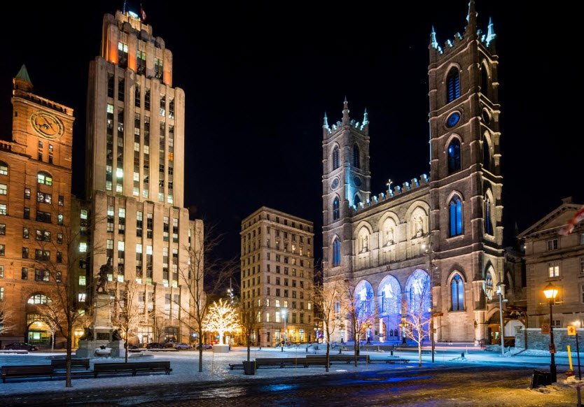 Montreal’s Notre-Dame Basilica, Montreal, Quebec, Canada